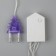 Garland “thread” 5 m, IP20, transparent thread, 50 LED, purple glow, 8 modes, 220 V