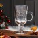 Glass mug "Evening. Candles ", 200 ml, neckline