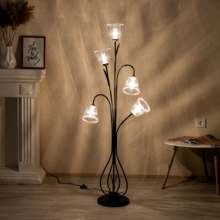 Taleser "Bell" 5he27 15W black 51x28x160 cm-9