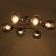 Kirien chandelier 6he27 40W black-chromium 70x70x27 cm Bayerlux