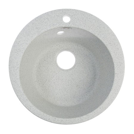 Kitchen is a kitchen from Zett Lab stone. 30/q10, d = 475 mm, matte, light gray