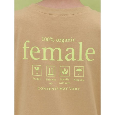 Female T -shirt, size 48, sandy color-3