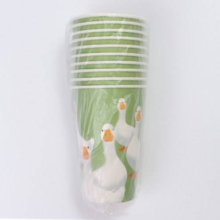 A one -time paper cup for coffee "geese", 400 ml-3