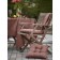 Pillow for Brown chair, size 40x40 cm, brown, 2 pcs