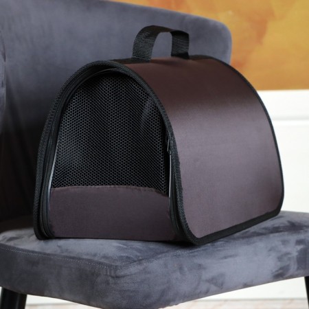 Bag - Animal carrying hard No. 3, nylon, 43 x 28 x 22 cm, brown-7