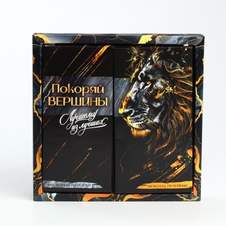 Gift set "Find the peaks": tea 50 g, chocolate 70 g.-2