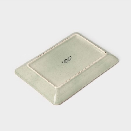 Pearl dish, 18 × 13 cm, mint color, porcelain-3