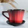 Tea couple "Nostalgia No. 2" 0.2l / 9x7cm + saucer 9cm, red