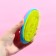 Massage comb, 6.5 × 12 cm, PVC box, multi -colored