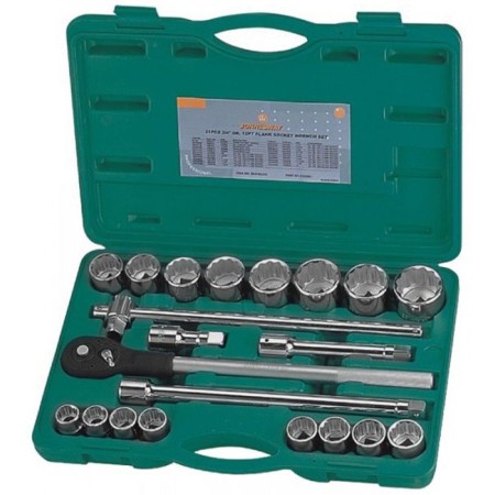 Set of end heads Jonnesway S04H6422S, 22 items