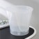 Kashpo for flowers with an “art” insert, 5 l, the color is transparent