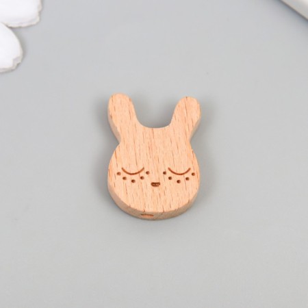 Bead for creativity tree "Bunny" 2.5x2.1 cm