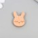 Bead for creativity tree "Bunny" 2.5x2.1 cm