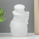Nightnick "Snowman in a hat" LED from 3xlr44 batteries is white 7x7x12 cm