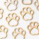 A set of blanks for creativity "Paws", 10pcs, 30 x 28 mm