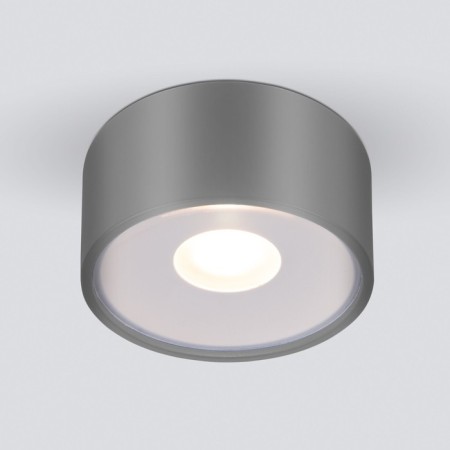 Ceiling light Elektrostandard, Light Led 12 W, 113x1113x52 mm, IP65, gray color