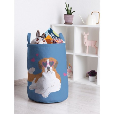 Basket for toys "Business dog, size 35x50 cm