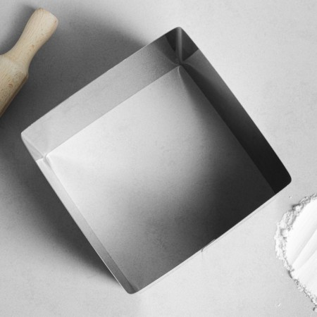 Baking and calculation form "Square", H-12 cm, 16 x 16 cm-1