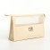 Lightning cosmetic bag, beige color