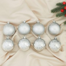 Set of balls plastic D-6 cm, 8 pcs 