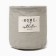Tekstil. Basket Ethel "Home", gray color, 14x13 cm, 50%HL, 50%p/e