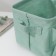 Storage basket "Tai", 2 pockets, 20 × 16 × 14 cm, green color