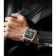Watch of wrist, d-4.8 cm, chronograph, luminous, waterproof, skin strap