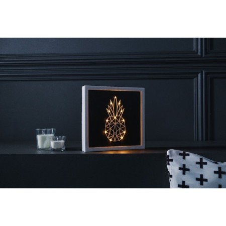 Light Brush "Pineapple" LED USB from batteries 3haa white 24.5x24.5x3.5 cm Risalux-15