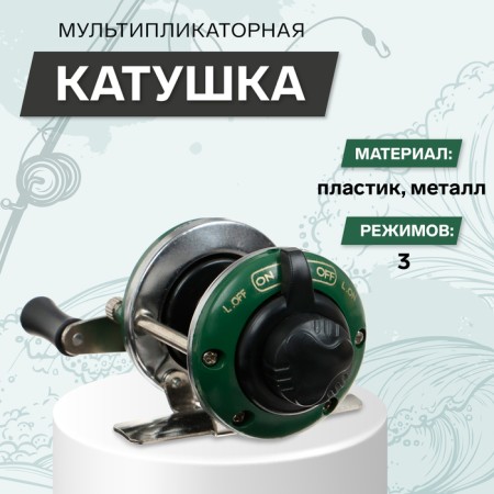 Culti-plate coil, metal-plastic, switch 3 modes, color dark green, 103