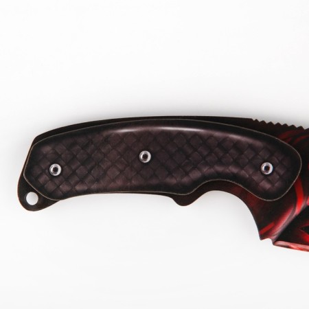 Souvenir wooden knife with a blade “Anime Red”, 22 cm-4