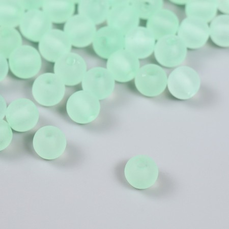 A set of plastic beads "Astra" 8 mm, 20 g (70 +/- 10pcs), mint