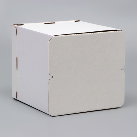 Confectionery packaging, with a window, "circle", white, 50 x 50 x 50 cm-3