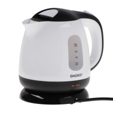 Electric kettle Energy E-275, plastic, 1 l, 1100 watts, white-black