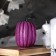 Decor "Pumpkin" in purple 9.5x9.5x12 cm