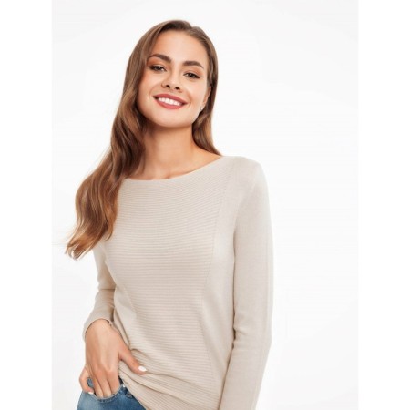 Jumper Female Conte Elegant, size m, beige color
