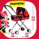 Stroller for dolls with a metal frame, Minnie Mouse