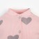 Combineson crumb I “hearts”, height 86-92 cm, pink color
