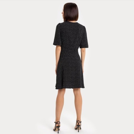 Women's dress, black color, size 48-2