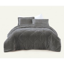 Leron bedspread, size 180x230 cm, gray