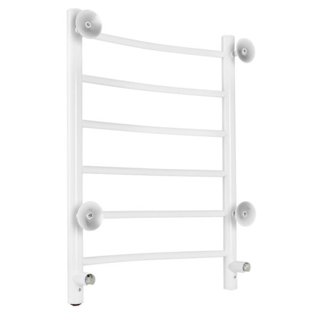 ARIS Robe electric heated towel rail, 400x600 mm, 6 crossbars, white-1