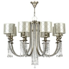 Люстра Maytoni H018-PL-08-NG, E14, 8х40 Вт, 820х820х1040 мм, серебро