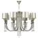 Maytoni H018-PL-08-NG, E14, 8x40 W, 820x820x1040 mm, silver