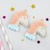 Decor for creativity "The head of the unicorn" size 1 pc. 6 × 4 × 0.4 cm, set 2 pcs.