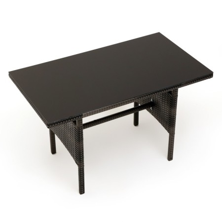 Garden table "Farell" dining, weaving: artificial rattan, 120 x 70 x 70 cm-1
