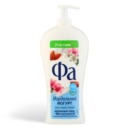 Soul gel FA "Greek yogurt", with almonds, 750 ml