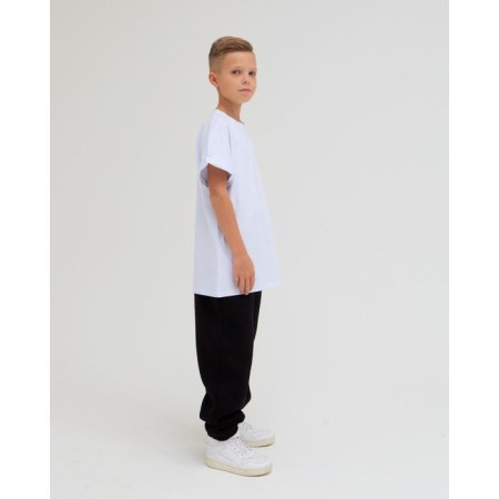 Children's pants Minaku: Basic Line Kids, Black Color, Height 128-5