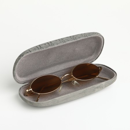 Case for glasses on the chosen clap, length 16 cm, color gray color-3