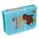 Penal 1 section, 140 x 200 x 40 mm, 2 folding strips, fabric, Hatber "Really steep capibar" NPK_74281
