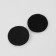 A set of adhesive -based Velcro, d = 3 cm, 4 pairs/8 pcs, black color