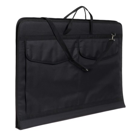 Folder for drawings and drawings for artists A1, 890 x 630 x 50 mm, handles, textile, 3 pockets, estado, black-1